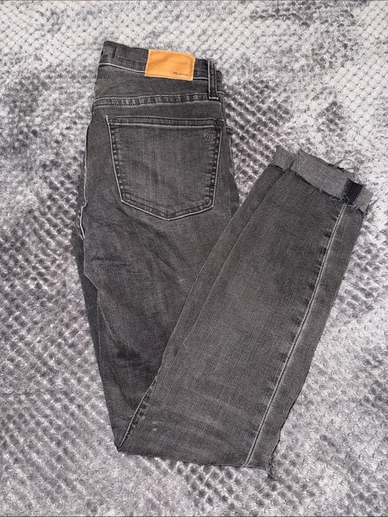Madewell Denim - Madewell women’s skinny distressed Black Washed Jeans